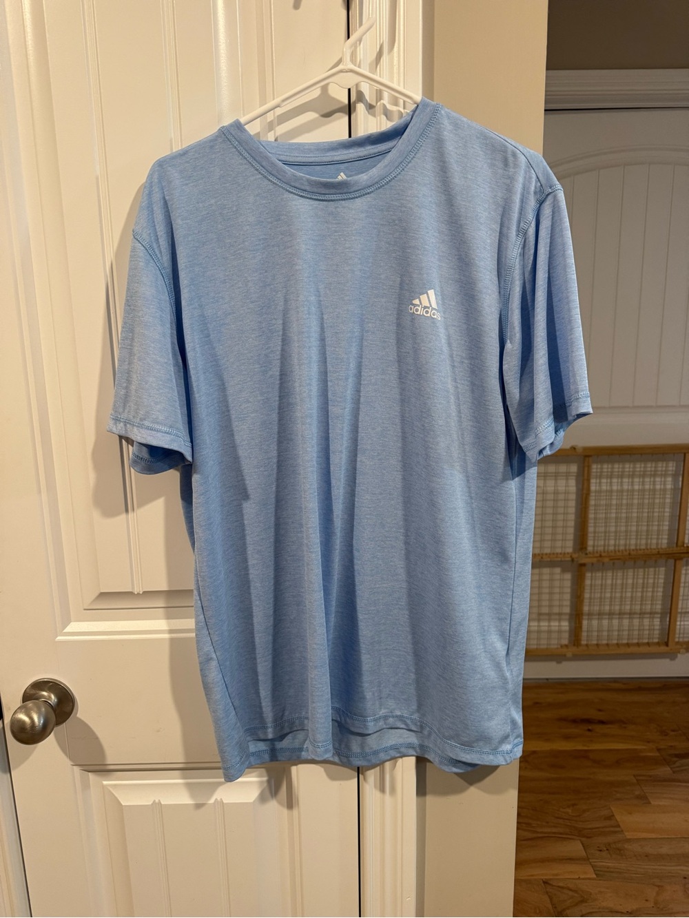 adidas Men’s Sky Blue Athletic Short Sleeve Tee